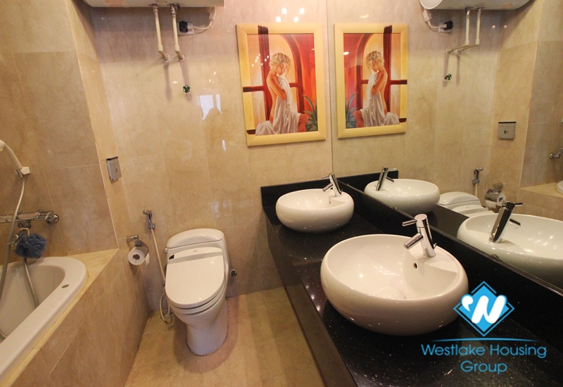 Luxury spacious apartment for rent in Ciputra, Tay Ho, Hanoi